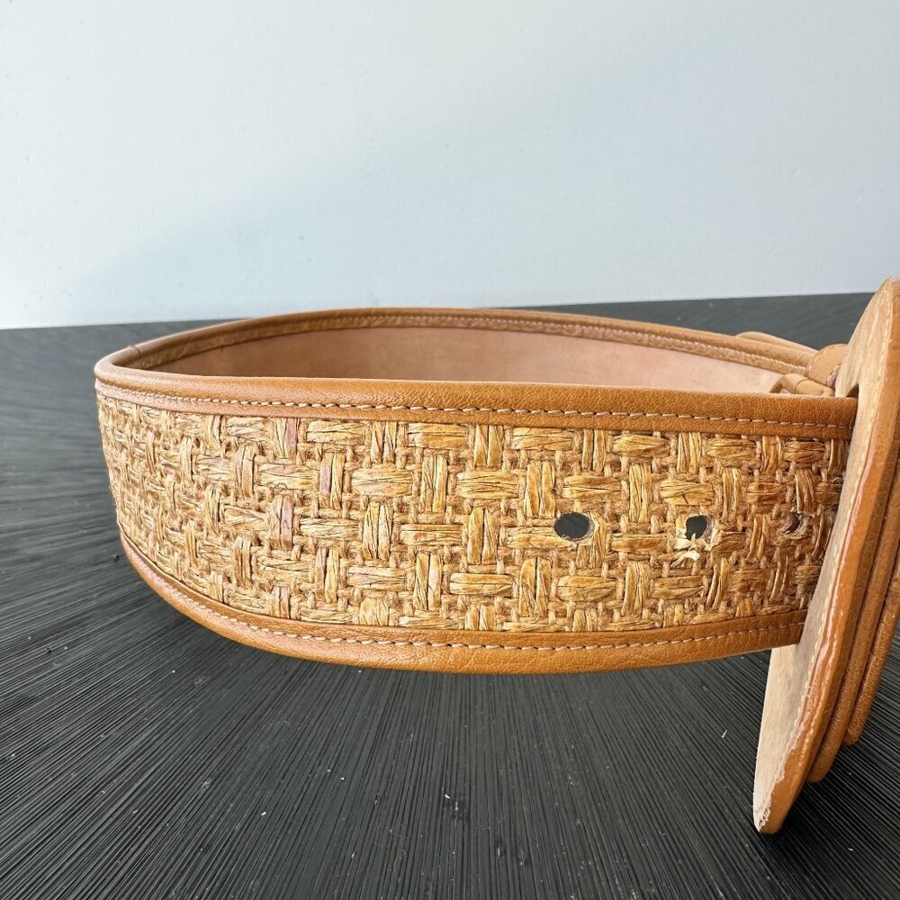 Carlos Falchi leather belt - Picture 4 of 6